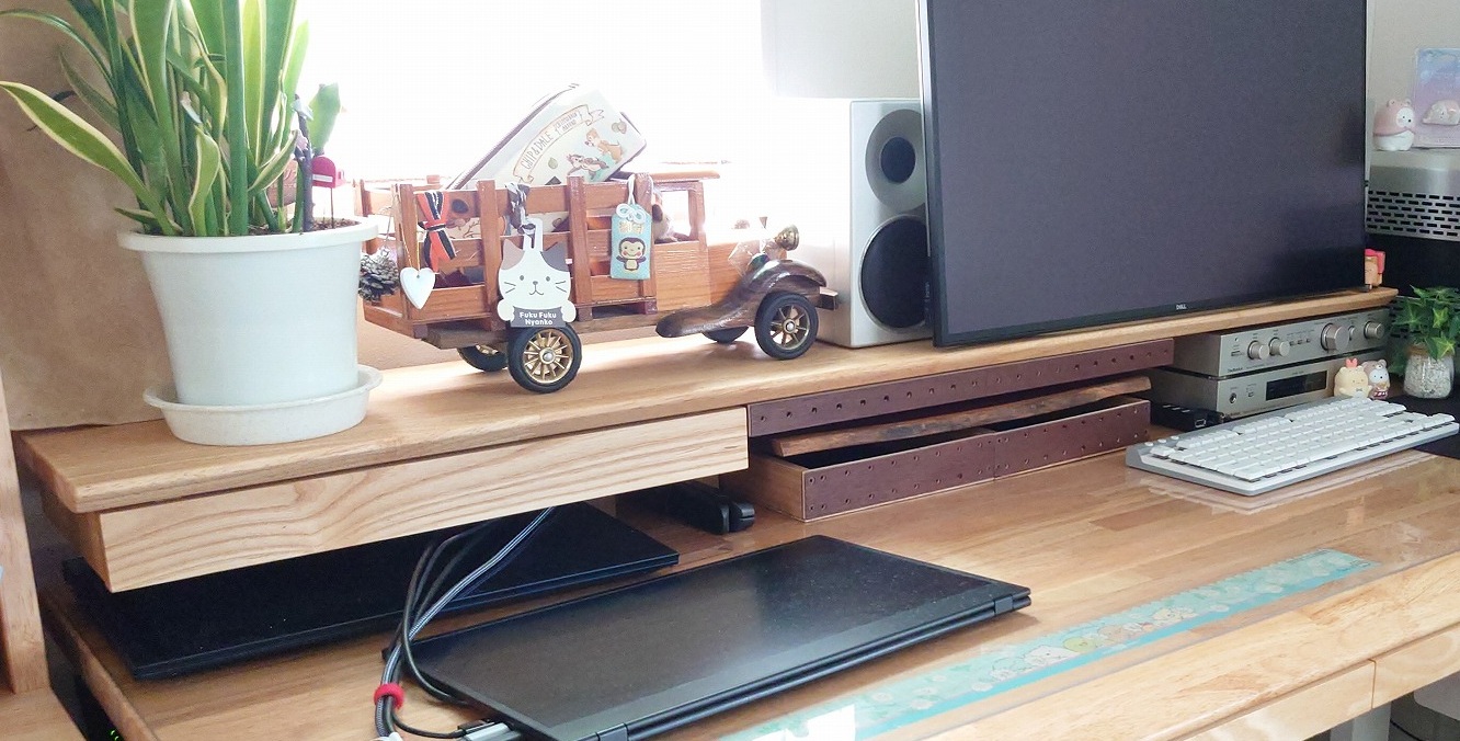 デスクシェルフの製作（2025年6月） │ MYDRIVE.JP